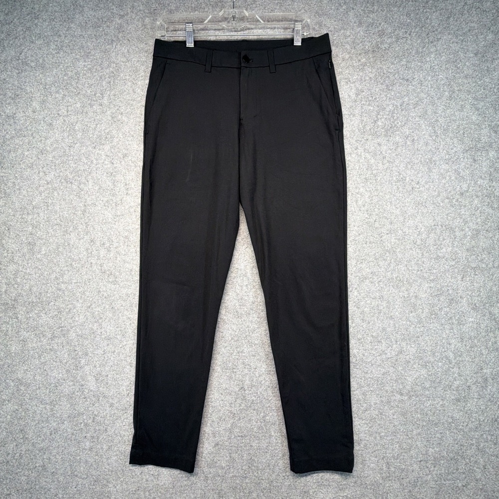 Lululemon ABC Slim Fit Pants Mens Size 32x29 Black Stretch Chino